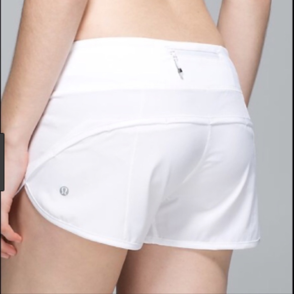 Lululemon Speed Short White Size 8